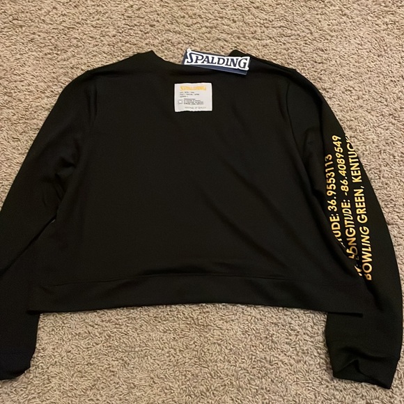 Spaulding Womens Varsity Crew Long Sleeve Sweatshirt size L - Picture 3 of 7